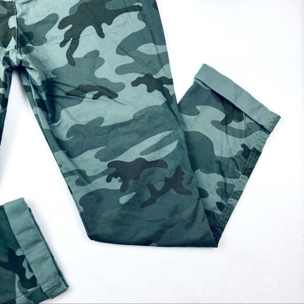 Gap Military Camoflauge Cotton Midrise Safari Slim Stretch Ankle Pants Size 0 - Picture 11 of 13